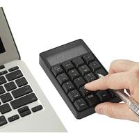 Renkforce RF-NK-201 Numeriek toetsenbord Draadloos Display, Rekenmachinefunctie Zwart - thumbnail