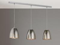 Fischer & Honsel 3-lichts hanglampCannes antiek nikkel - 60139 - thumbnail