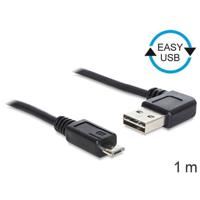 DeLOCK USB2.0 A 90° > USB Micro-B kabel - thumbnail