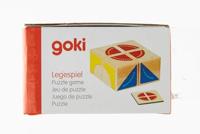 Goki houten patronenspel kubus - thumbnail