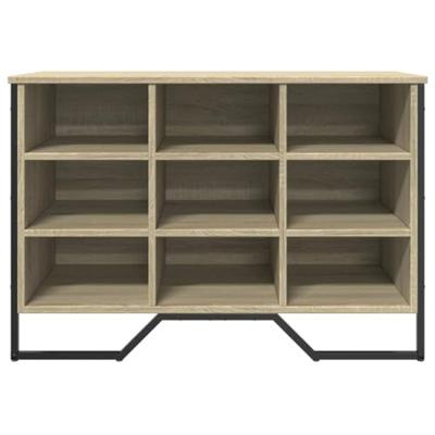 VidaXL Schoenenkast 90x38x61,5 cm bewerkt hout sonoma eikenkleurig