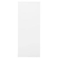 Kantoorkast 90x40x102 cm staal wit - thumbnail