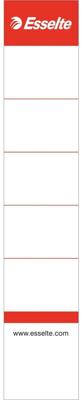 Esselte rugetiketten, niet-zelfklevend, ft 3 x 15,8 cm, pak van 100 stuks, wit