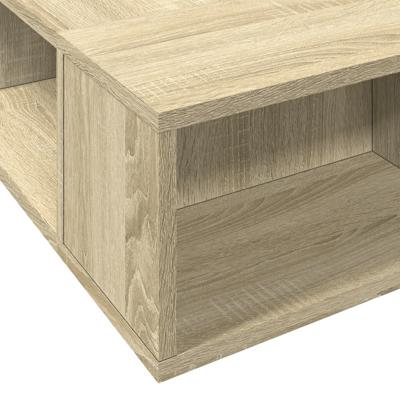 Bedframe bewerkt hout sonoma eikenkleurig 90x190 cm - thumbnail
