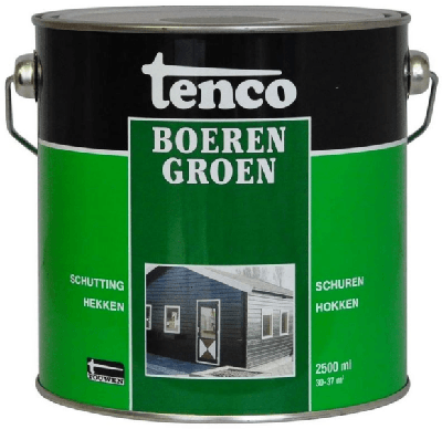 Boerengroen 2,5l verf/beits Tenco - Tenco Boerengroen 2,5l verf/beits Tenco - Tenco