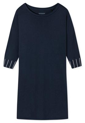 Schiesser dames nachthemd wijd model - 3/4 Mouw - Modal - Katoen