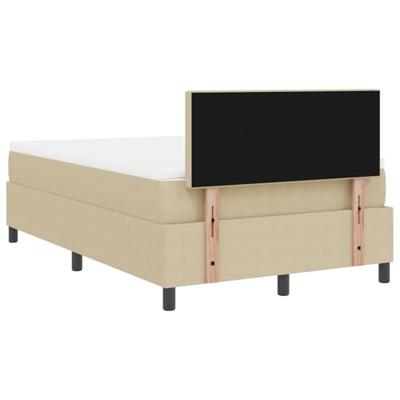 Boxspring Bed met Matras Lichtgroen Grijs 120x200 cm Corduroy Stof