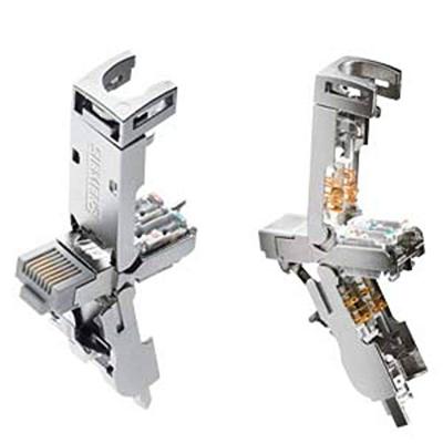 Siemens 6GK1901-1BB12-2AA0 IE FC RJ45 Plug 180 4x2, RJ45 connector, CAT6A, FC aansluittechniek,
