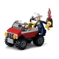 Sluban Fire Engine bouwstenen set - thumbnail
