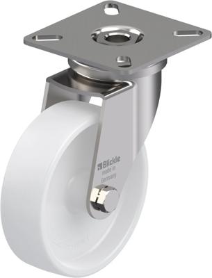 Blickle LPXA-PO 76G Zwenkwiel Wieldiameter: 75 mm Draagvermogen (max.): 75 kg 1 stuk(s)
