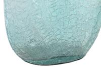Vaas DKD Home Decor Blauw Aluminium Kristal Schelp Mediterrane 9 x 17 x 43 cm - thumbnail