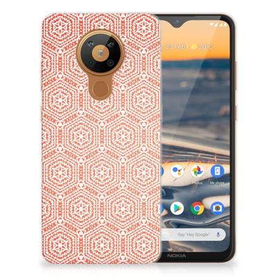 Nokia 5.3 | TPU bumper | Pattern Orange