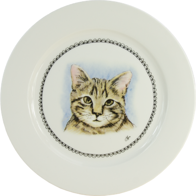 Boerenwinkel Ontbijtbord 21cm Kat