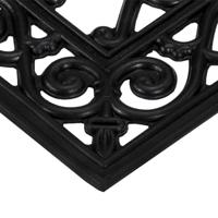 Trapmatten 10 st 25x75 cm rubber - thumbnail