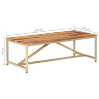 VidaXL Salontafel 120x60x40 cm massief hout - thumbnail