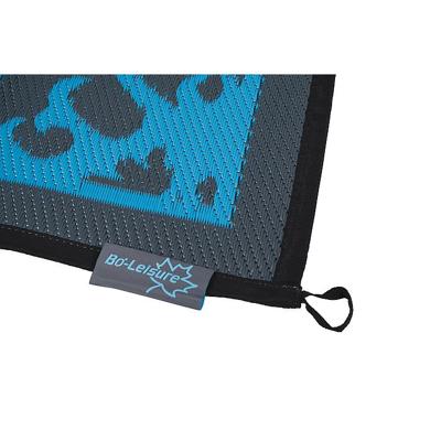 Bo-Leisure 4271031 tapijt Buiten Katoen Blauw, Grijs Rechthoek