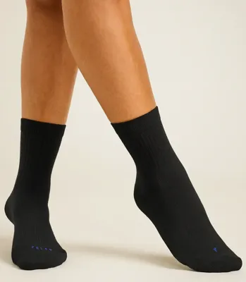 FALKE Run ribbel korte sokken - Unisex - Quarter katoenen kousen voor dames en heren - 38 - Wit - 38 - 38