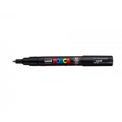 Paintmarker uni posca pc1mc ef zwart Paintmarker uni posca pc1mc ef zwart
