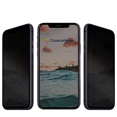 Casecentive Privacy Glass Screenprotector 3D full cover iPhone 11