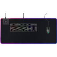 Deltaco GAM-092 RGB Gaming Muismat Zwart - thumbnail