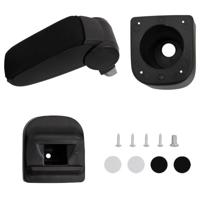 VidaXL Armsteun 12x34x(35-47) cm abs zwart - thumbnail