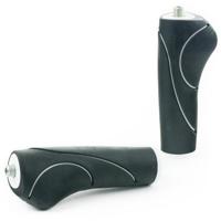 Widek 002674 handvatten urban 120/120mm zwart/wit op kaart - thumbnail