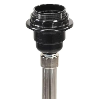 VidaXL Vloerlamp driepoot 141 cm massief teakhout honingbruin en grijs VidaXL Vloerlamp driepoot 141 cm massief teakhout honingbruin en grijs