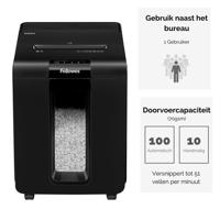 Papierversnipperaar Microsnippers Fellowes AutoMax100M Zwart - thumbnail