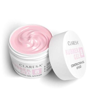 Claresa rubber gel 8 ballerina pink 90gr.