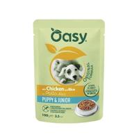 OASY Strips in Gravy Puppy & Junior with Chicken and rice - natvoer voor honden - 100g - thumbnail