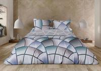 Dekbedovertrek Pierre Cardin Lucas Grijs 144 Draden 150 x 230 cm - thumbnail