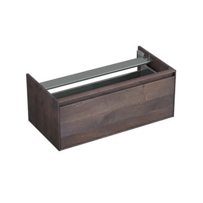 Onderkast Forzalaqua Reno 100x51x40 Cm 1 La Softclose Eiken Charcoal Onderkast Forzalaqua Reno 100x51x40 Cm 1 La Softclose Eiken Charcoal