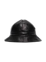 Marine Serre logo pattern bucket hat - Black - thumbnail