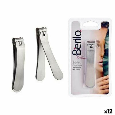 Nagelknipper Berilo 1703240 Zilverkleurig Metaal (12 Stuks)