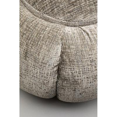 Kare Poef Fiori Grijs Ø52cm