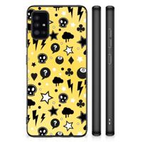 Mobiel Case Samsung Galaxy A51 Punk Geel - thumbnail
