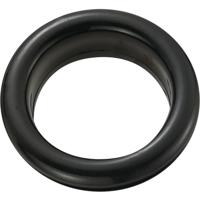 TRU COMPONENTS TC-GEQR-2621203 Kabeltule Open Montagegat: 26 mm Klem-Ø (max.): 20.8 mm Plaatdikte (max.): 2.4 mm PVC Zwart 100 stuk(s) - thumbnail