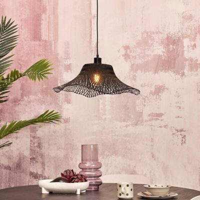 GOOD&MOJO Hanglamp 'Ibiza' Bamboe, 50cm, kleur Zwart GOOD&MOJO Hanglamp 'Ibiza' Bamboe, 50cm, kleur Zwart