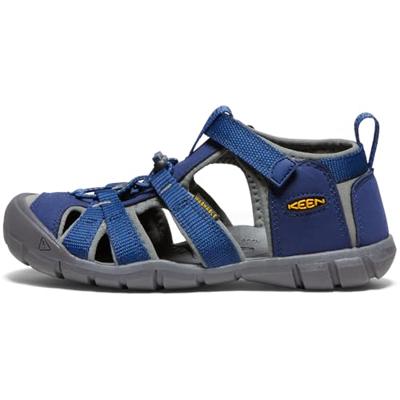 Keen Seacamp II Cnx Kinder Sandaal Blue Depths/Gargoyle 12/30 Keen Seacamp II Cnx Kinder Sandaal Blue Depths/Gargoyle 12/30