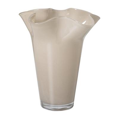 Vaas golf - beige - ø20.5x24.5 cm