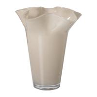 Vaas golf - beige - ø20.5x24.5 cm - thumbnail