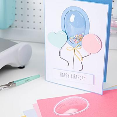 Sizzix • making essential shaker domes egg & balloon 5,08x7,62cm 6pieces