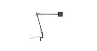 FLOS Kelvin Edge Wandlamp Zwart - thumbnail