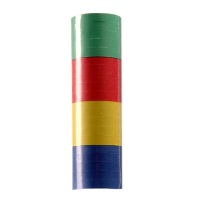 Rol papieren serpentines 4 kleuren
