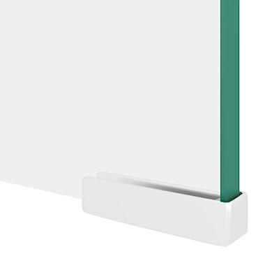 TV-meubel/monitorverhoger transparant 110x30x13 cm glas