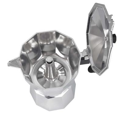 Italiaanse Koffiepot JATA CCA9 Aluminium 9 Kopjes Zilverkleurig