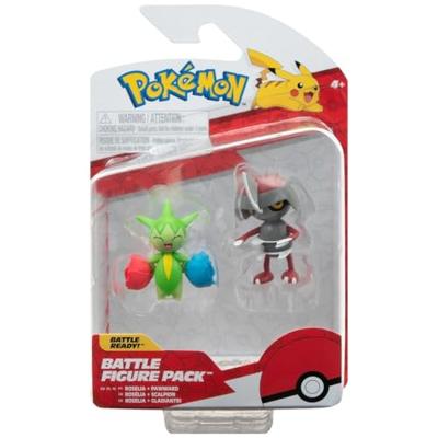 Pokemon Battle Figure Pack - Roselia & Pawniard
