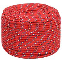 Boottouw 6 mm 25 m polypropyleen rood - thumbnail