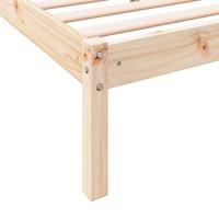 Bedframe extra lang zonder matras massief grenenhout 200x210 cm - thumbnail
