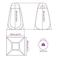 VidaXL Privacytent pop-up waterdicht groen - thumbnail